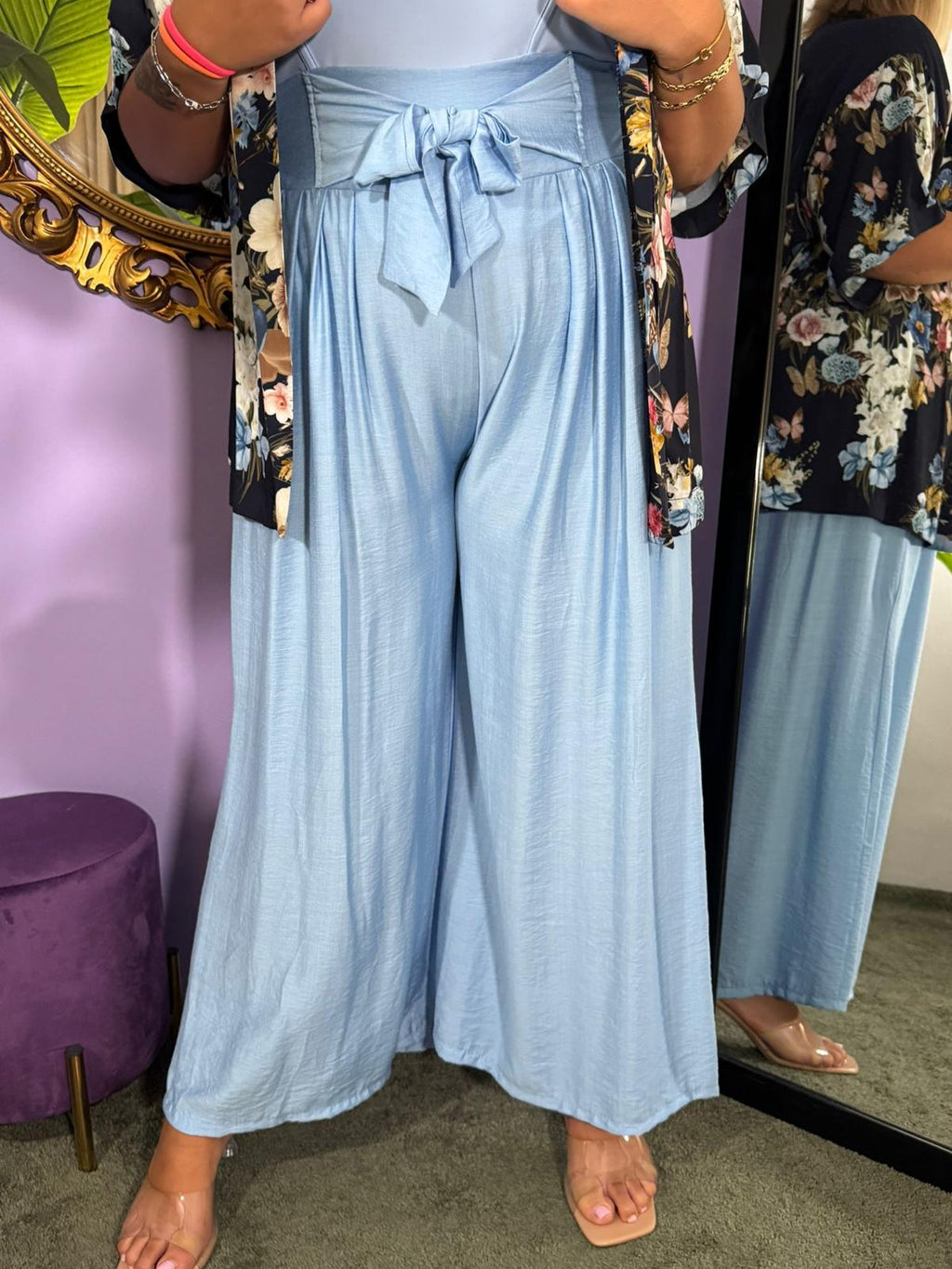 PANTALONE LAVINIA CELESTE 88929