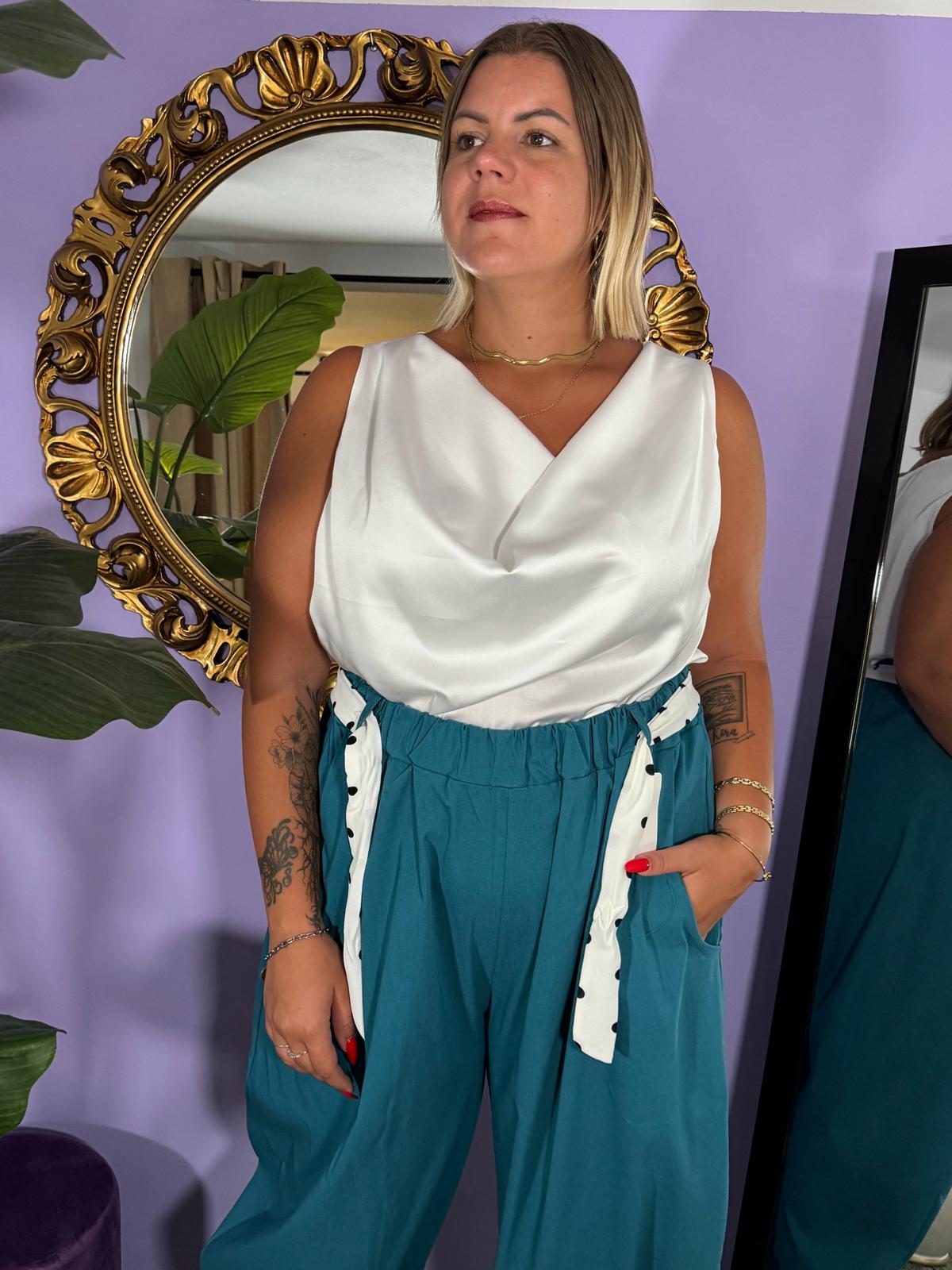 PANTALONE POIS OTTANIO 26059