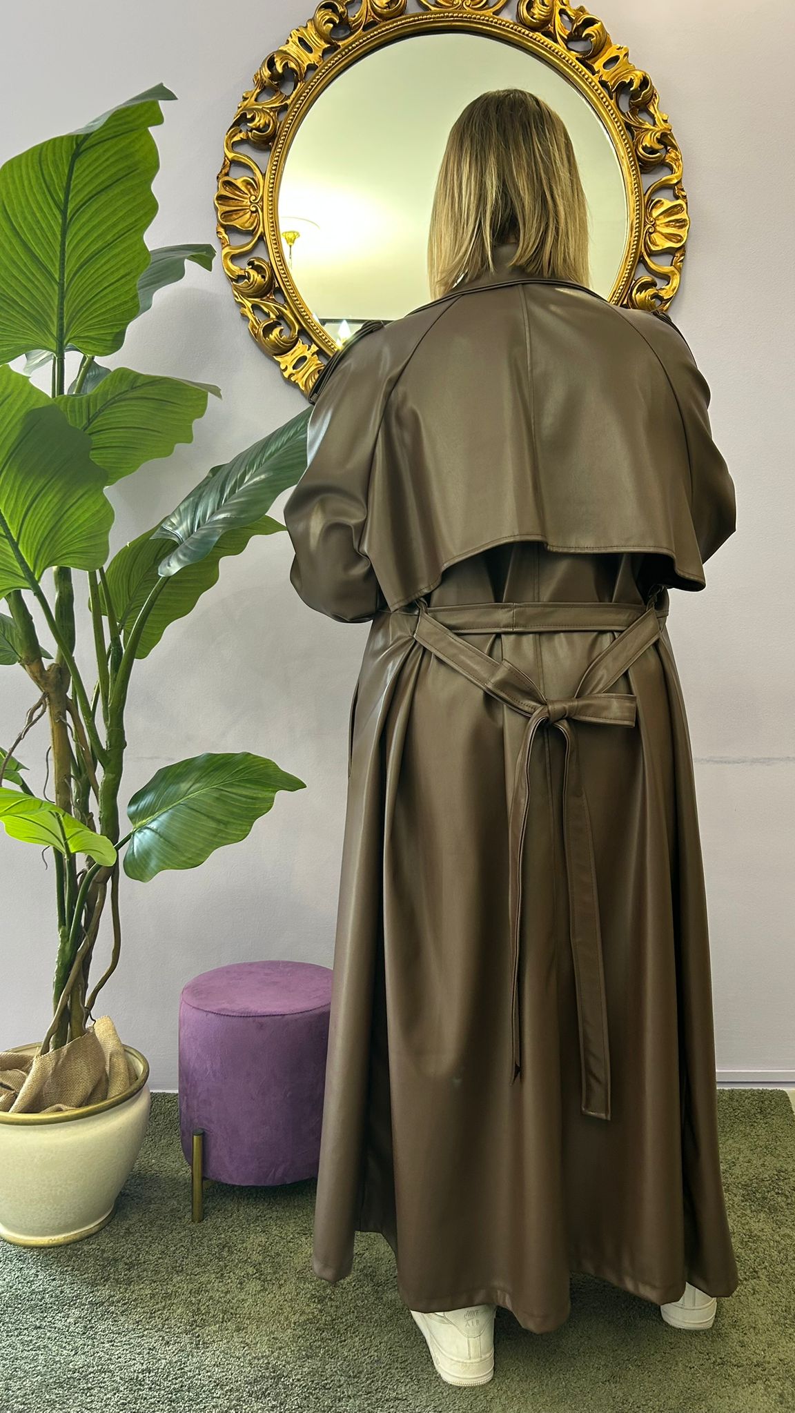 TRENCH ECO PELLE A02