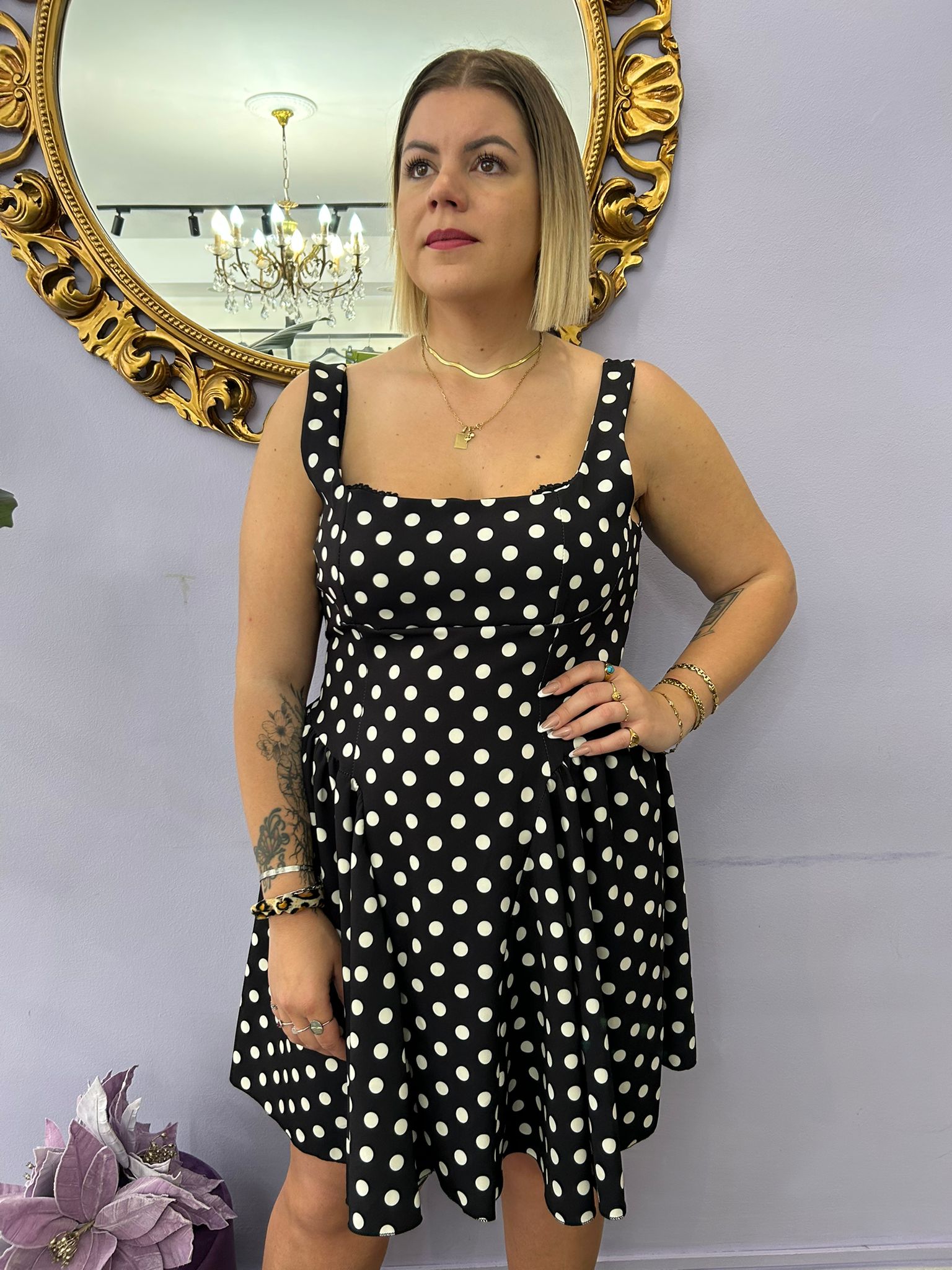 VESTITO POIS NERO A04