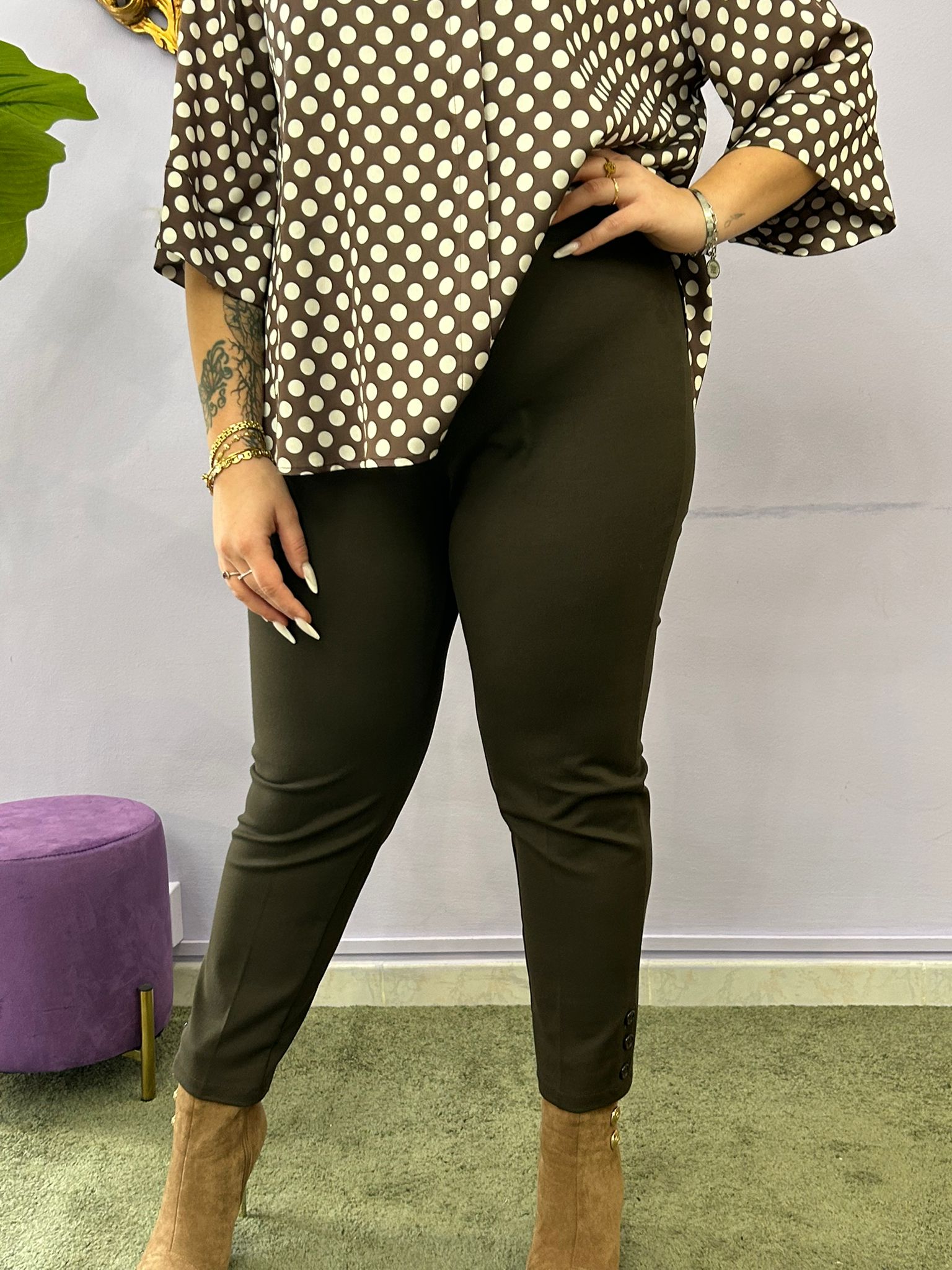 PANTALONE 3 BOTTONI AX811