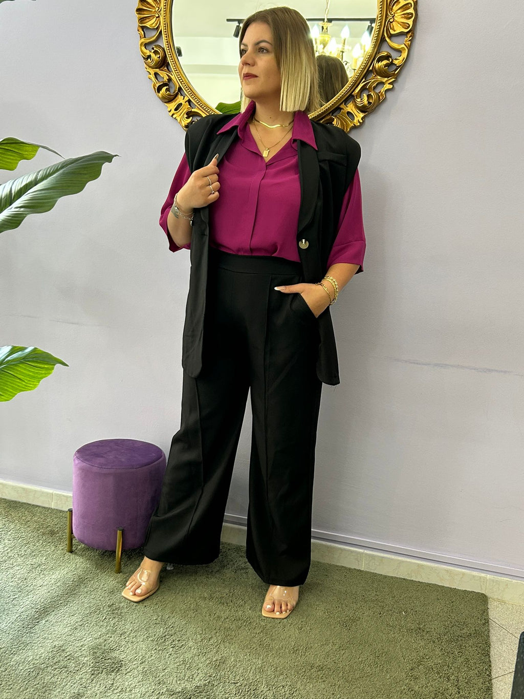 TAILLEUR VINCENT NERO 7379