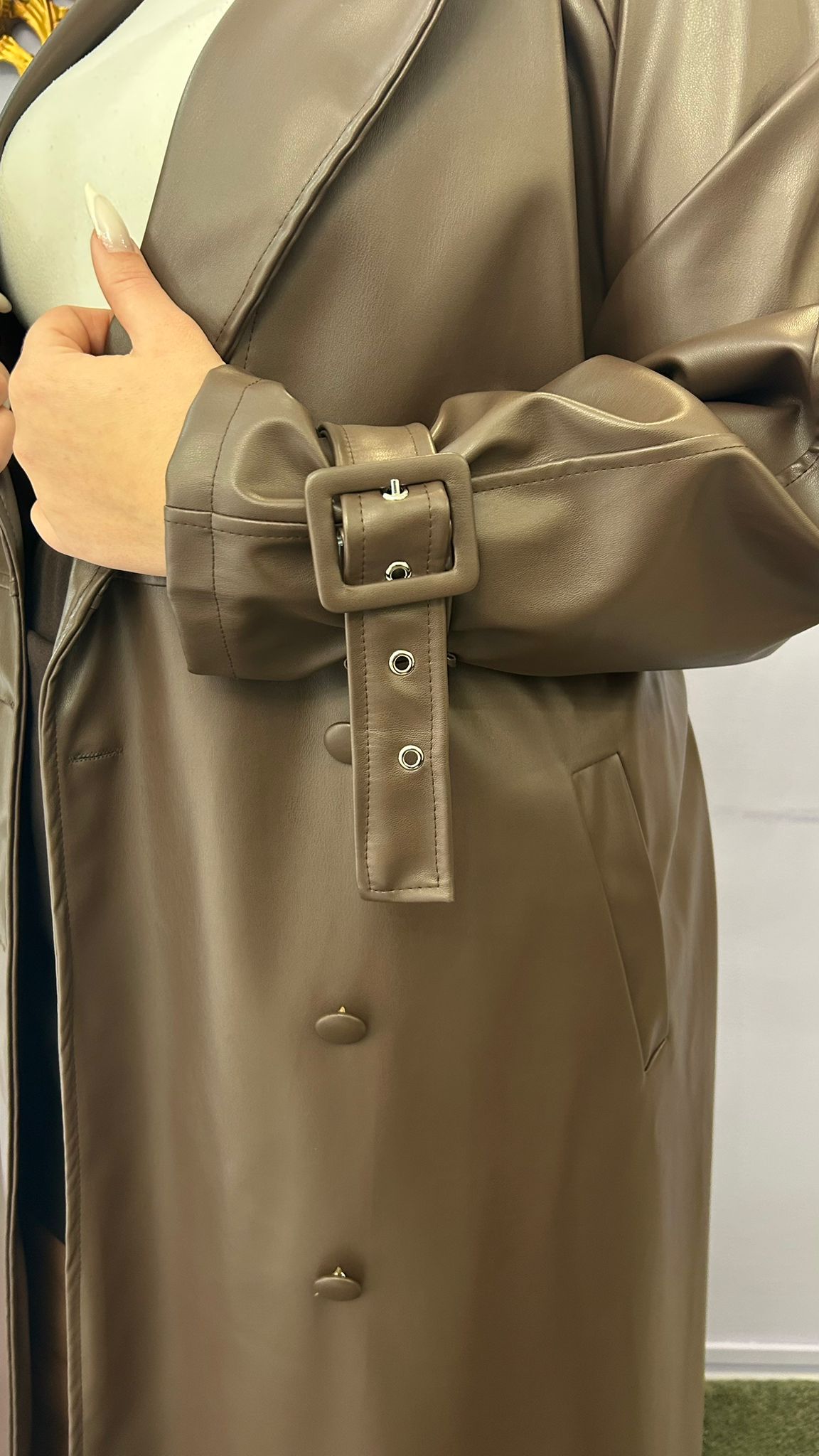 TRENCH ECO PELLE A02