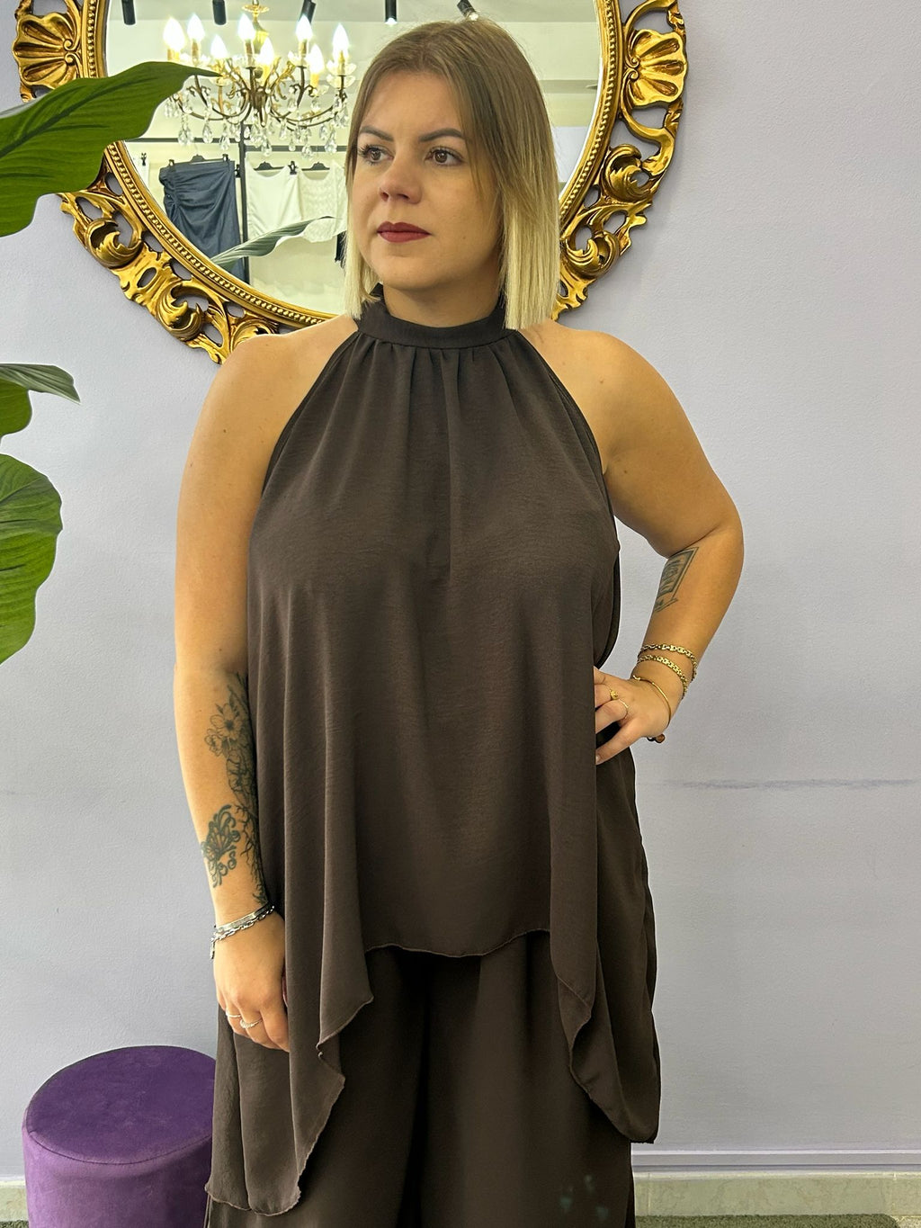 COORDINATO CHELA CIOCCOLATO 6520