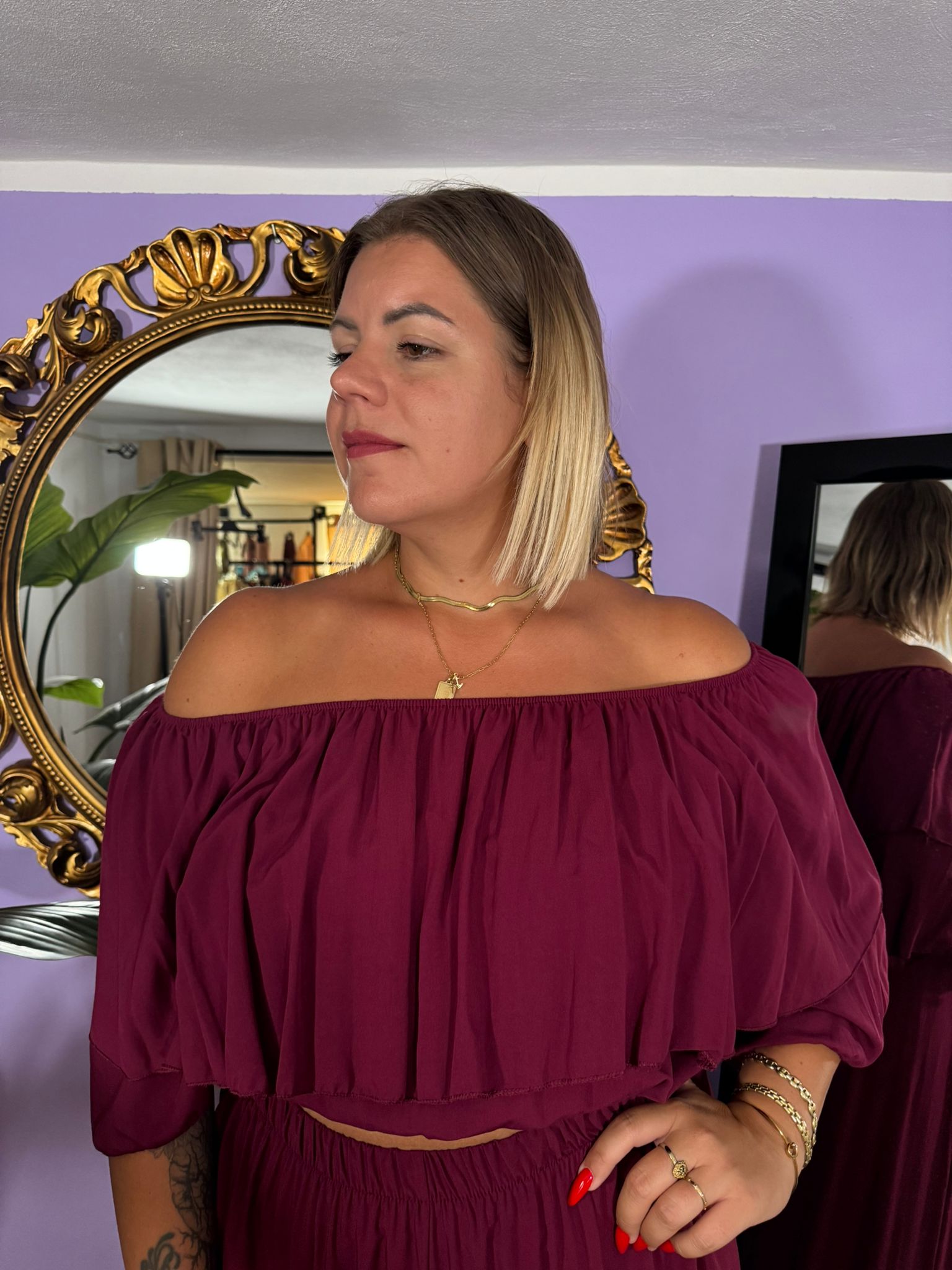 COORDINATO BALZE BORDEAUX 260567