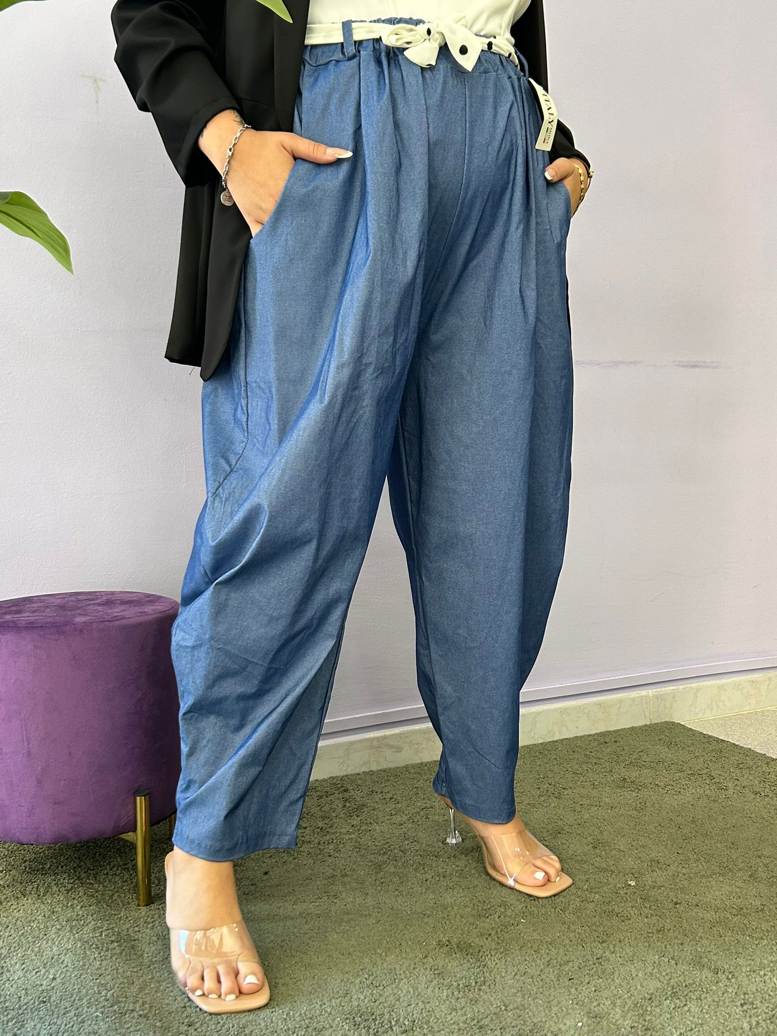 PANTALONE POIS 26059