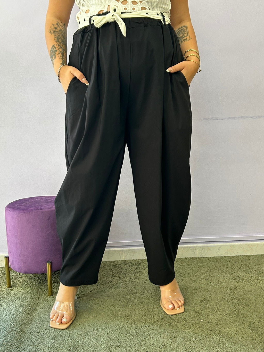 PANTALONE POIS 26059