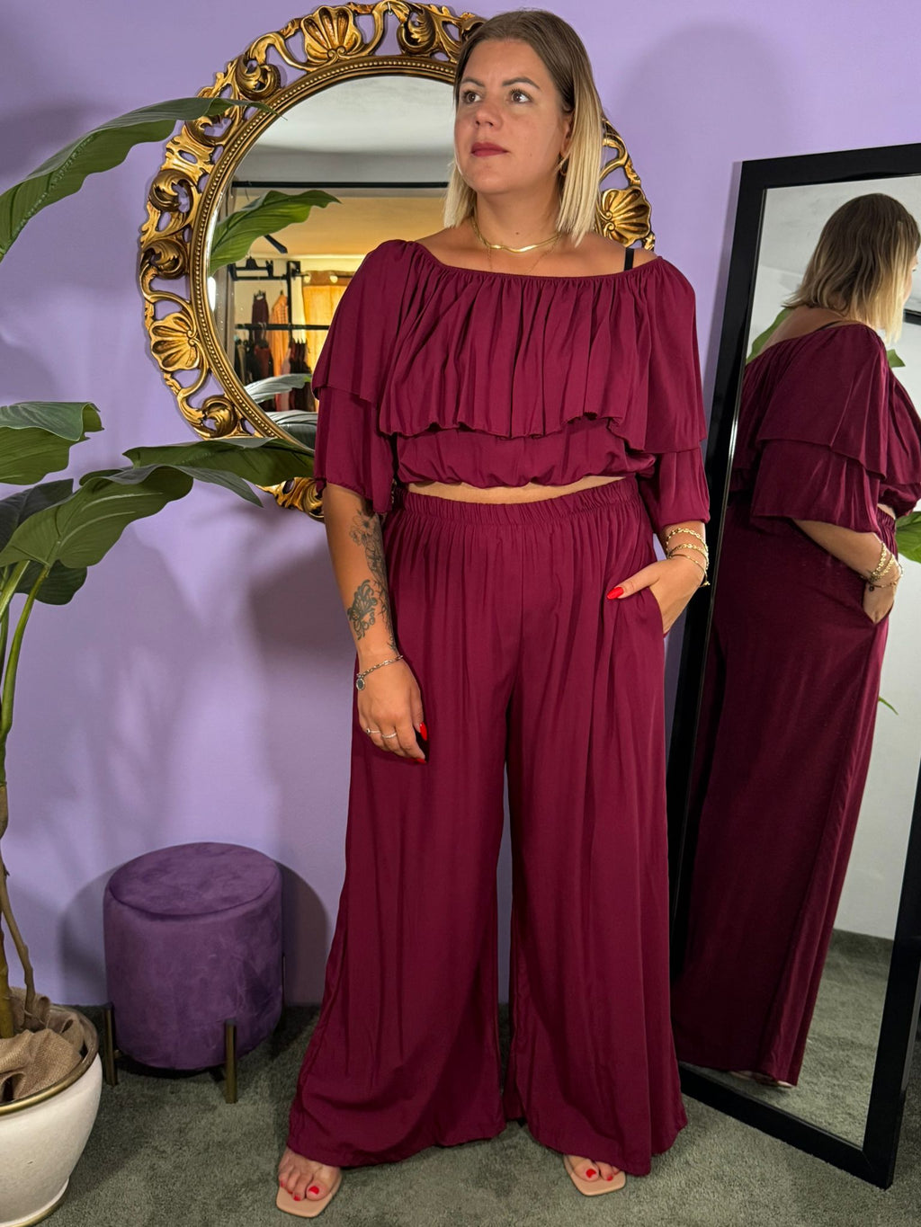 COORDINATO BALZE BORDEAUX 260567