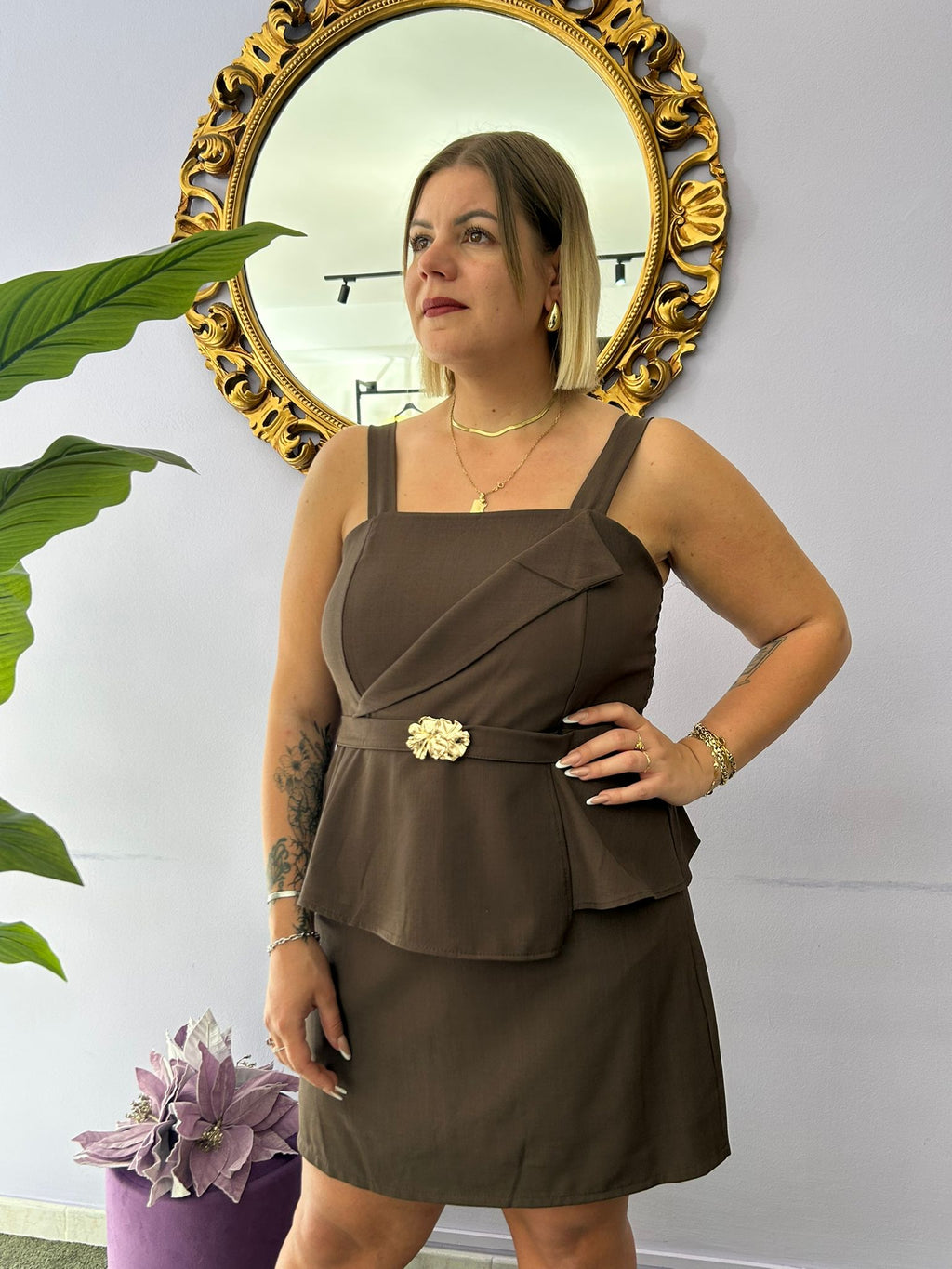 COORDINATO ROSSELLA CIOCCOLATO 006371P