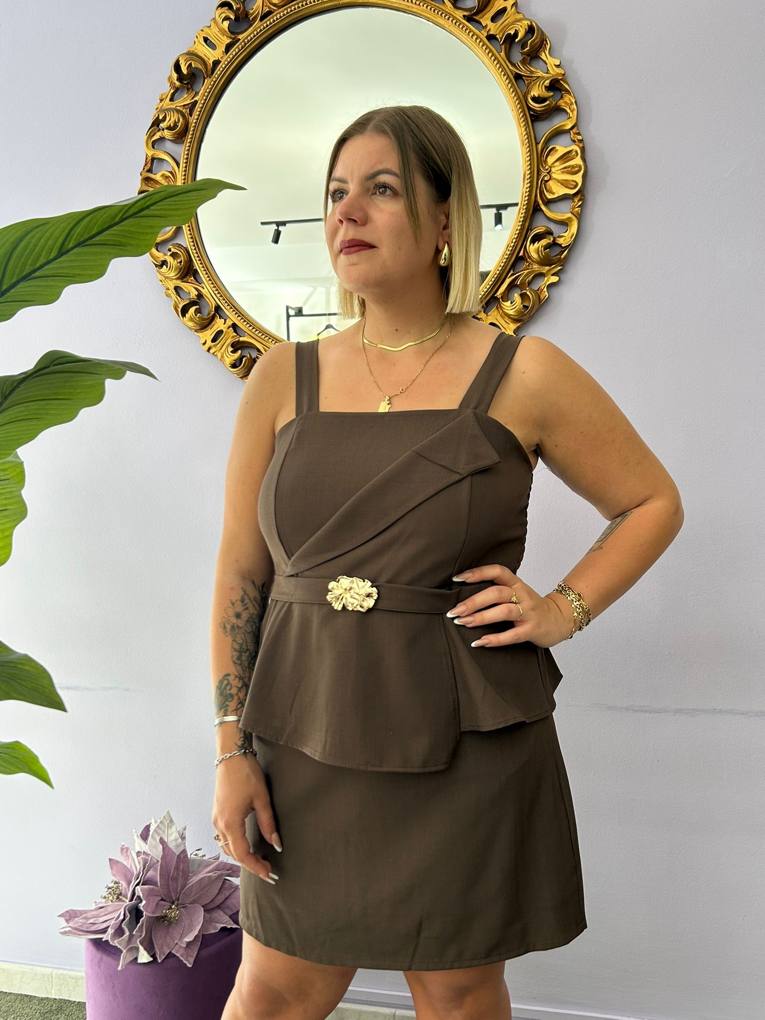 COORDINATO ROSSELLA CIOCCOLATO 006371P