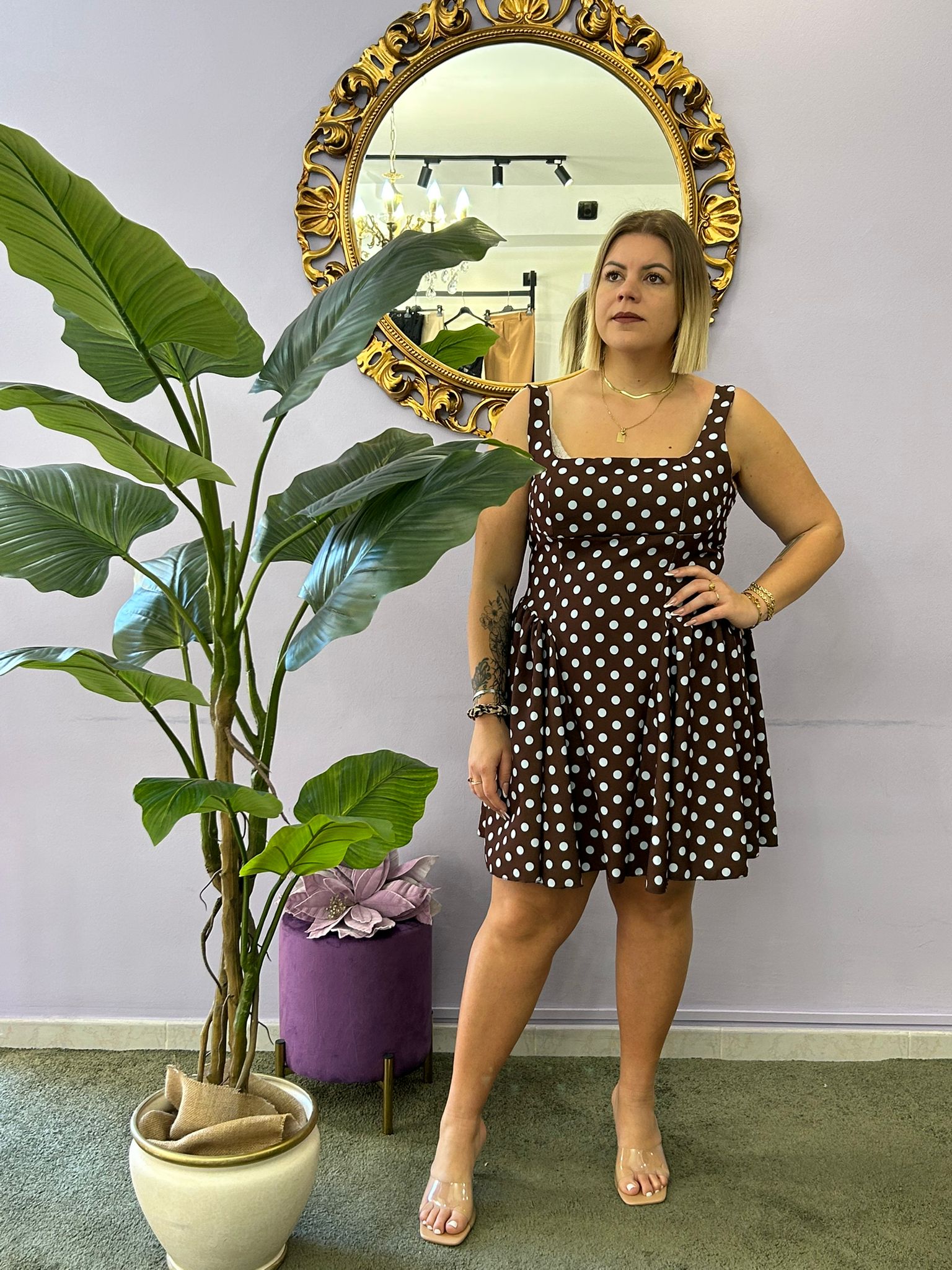 VESTITO POIS CIOCCOLATO A04