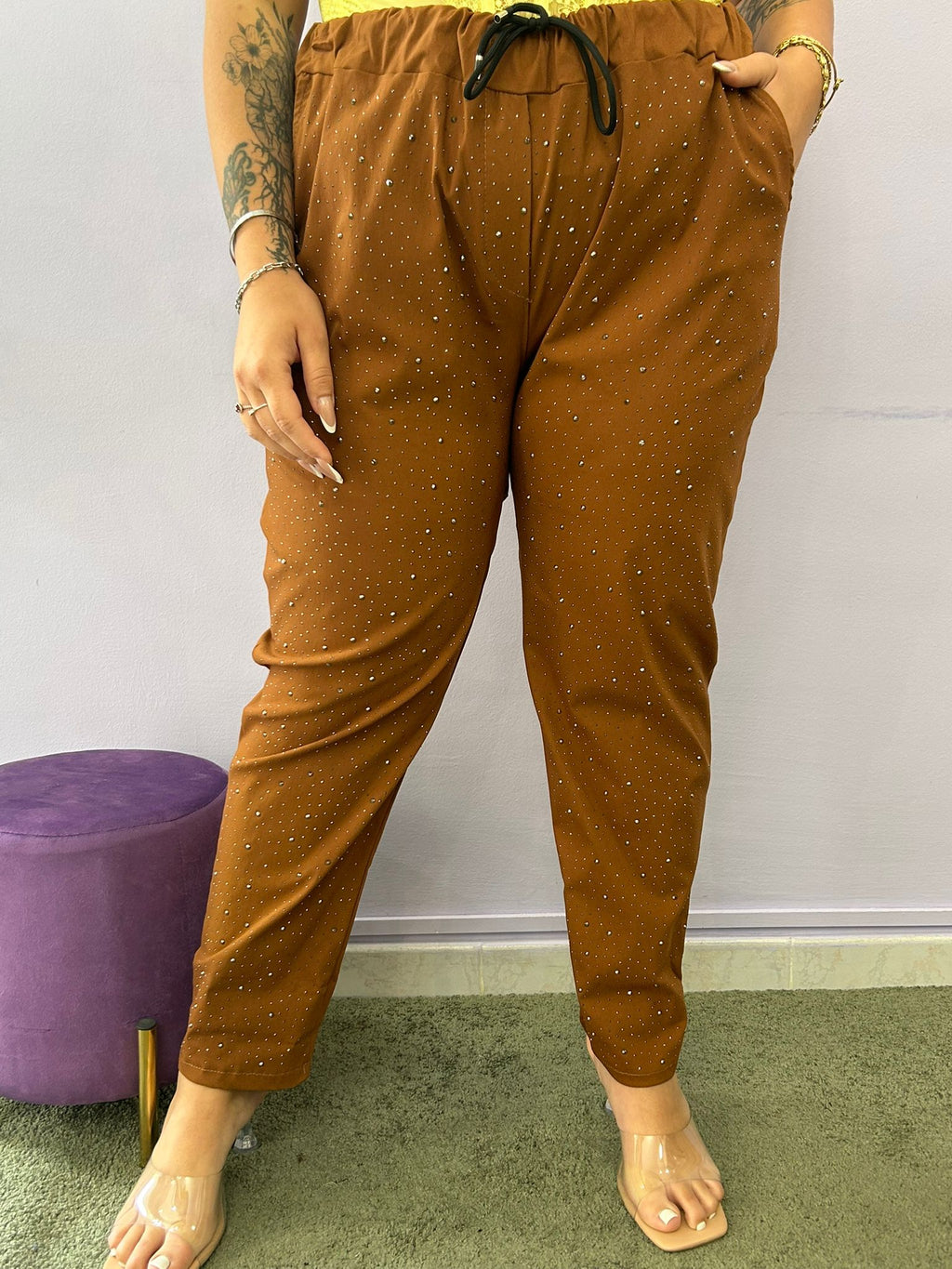 PANTALONE BRILLI NOCCIOLA 009