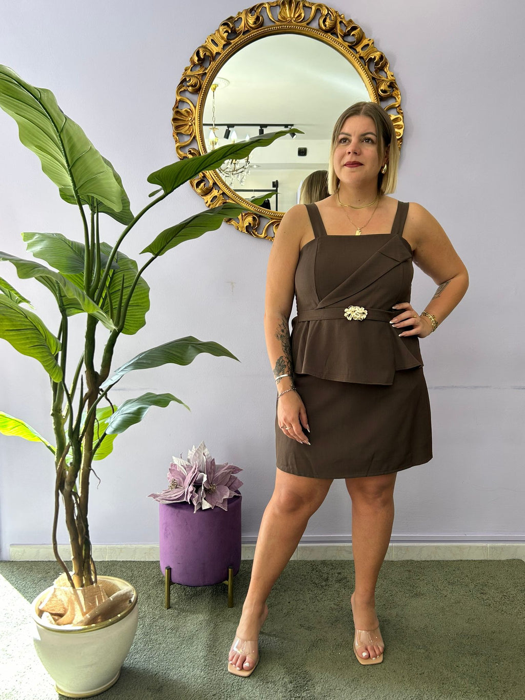 COORDINATO ROSSELLA CIOCCOLATO 006371P