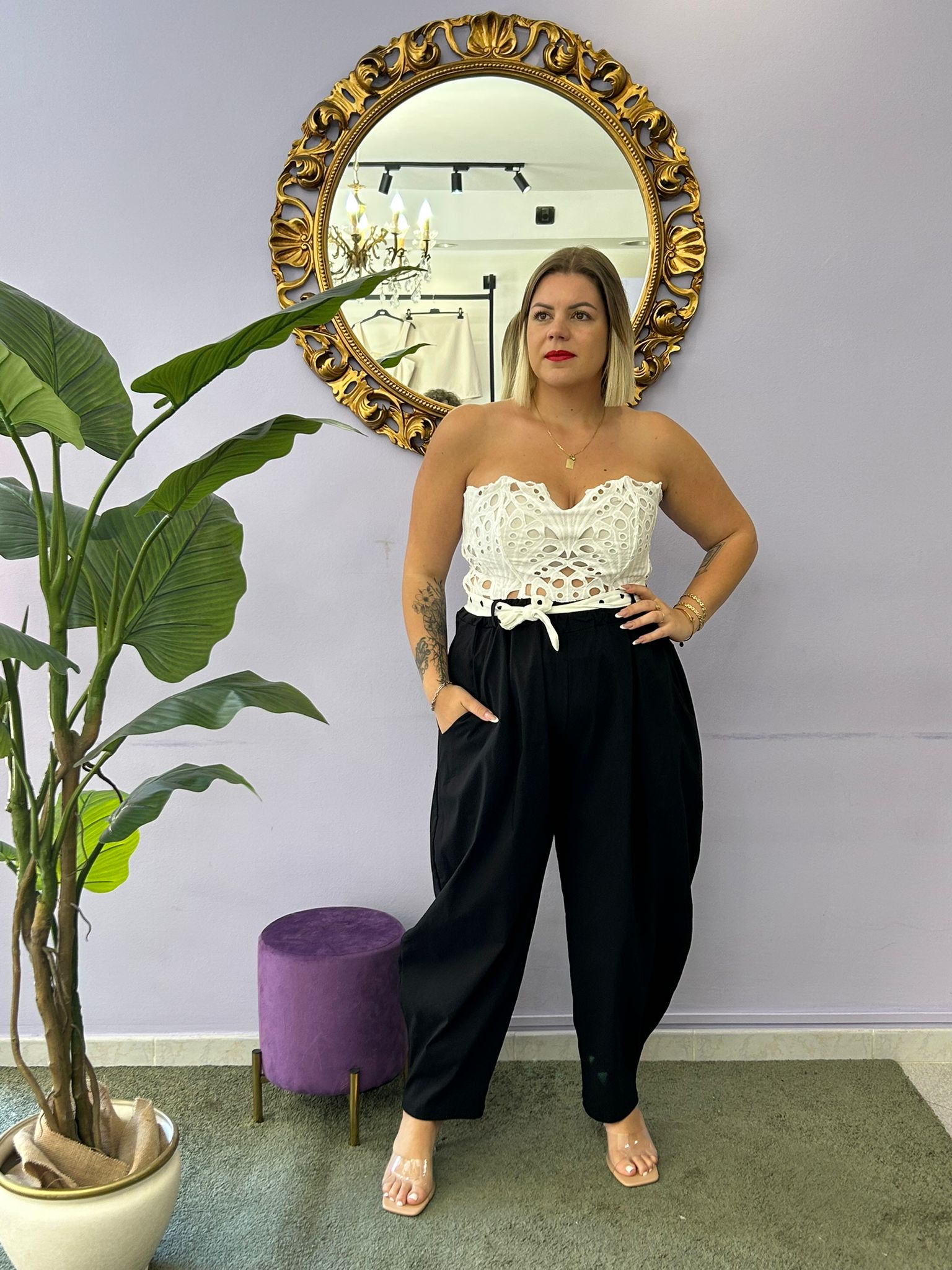 PANTALONE POIS 26059