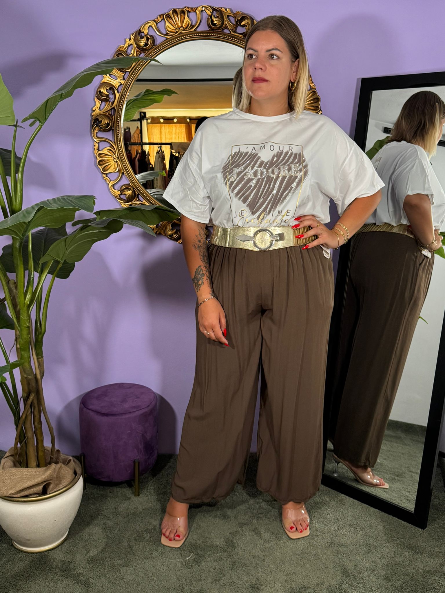 T-SHIRT HEART BIANCA