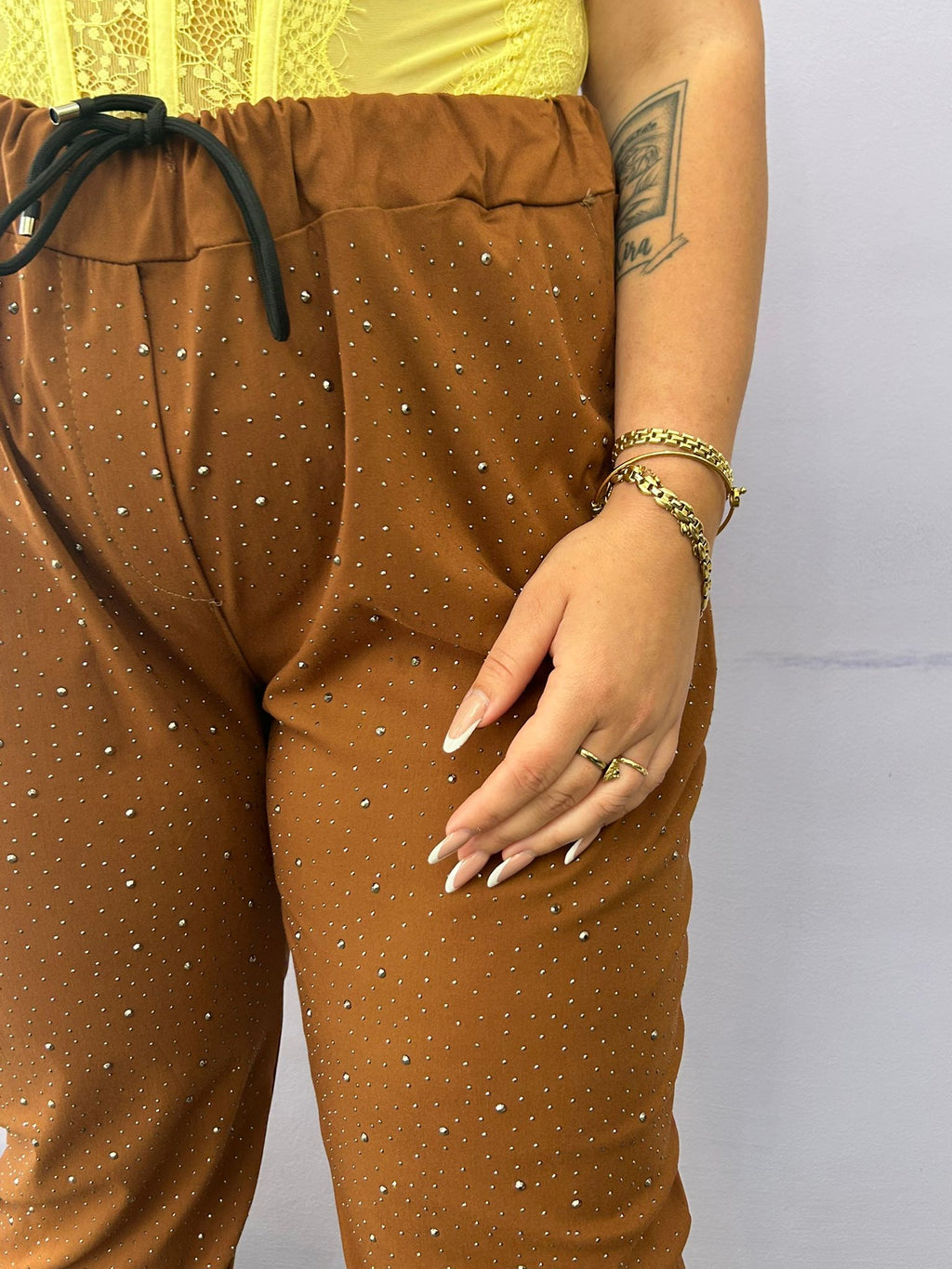 PANTALONE BRILLI NOCCIOLA 009