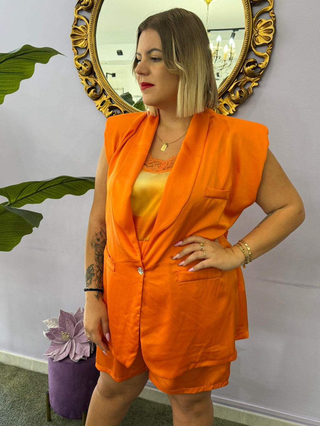 COORDINATO CHIC ARANCIONE L54352TZ