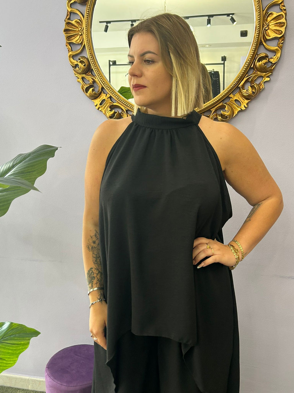 COORDINATO CHELA NERO 6520